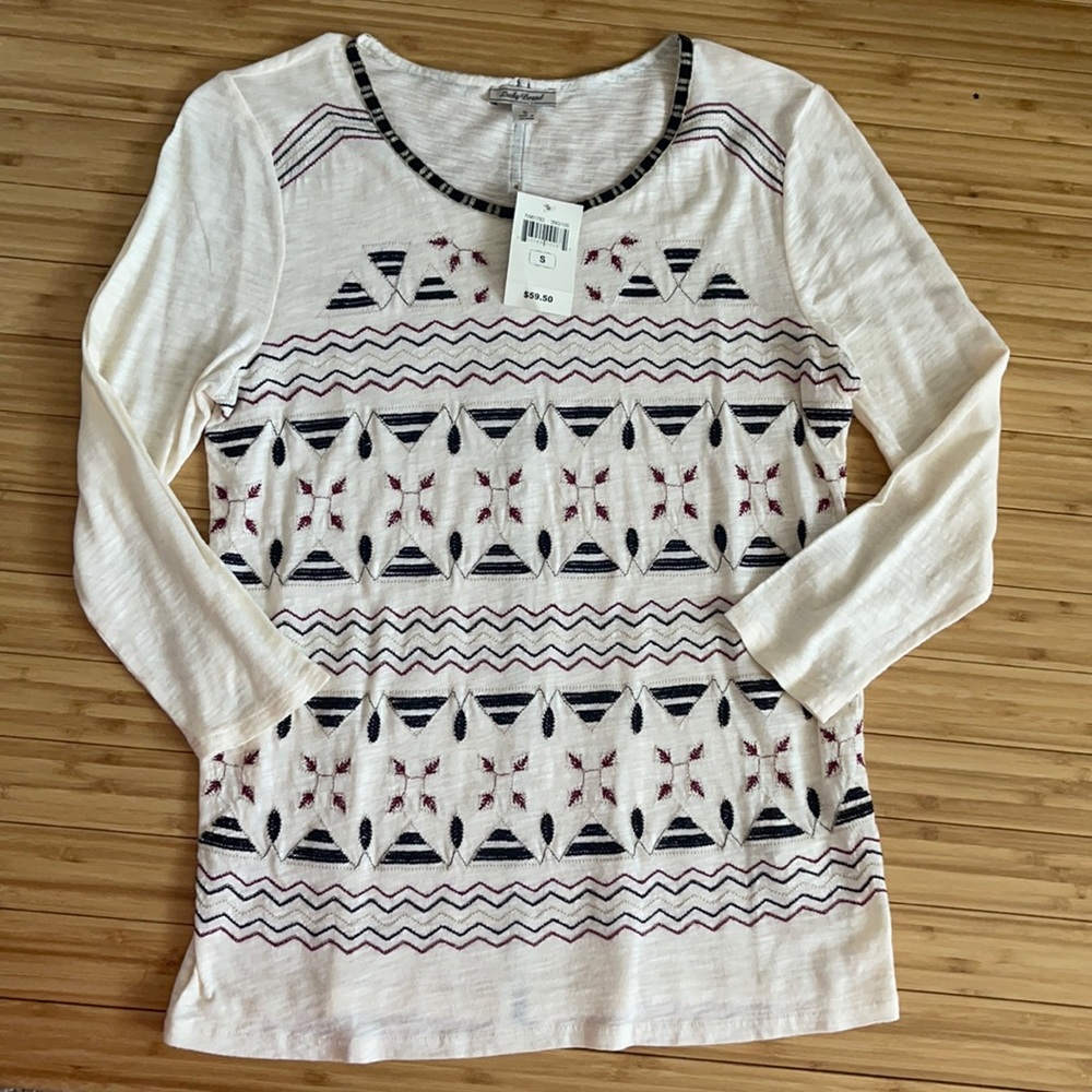 Lucky Brand quarter sleeve shirt